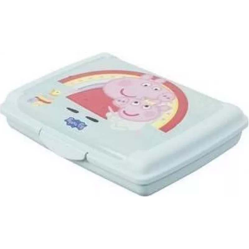 keeeper carla mini Peppa Pig desiata box, 0,5 L, aquamarín Deco-Click-Box Mini, PP, klip uzáver, 1 kus 1070462433600