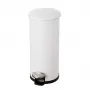 helit the zinc šliapací odpadkový kôš 20L biely práškovo lakovaná oceľ okrúhly Soft-Close H2406605