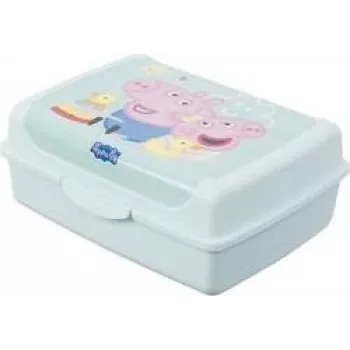 keeeper carla midi Peppa Pig desiata box, 1,0 L, aquamarín Deco-Click-Box 1070562433600