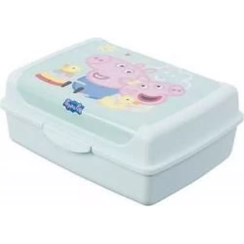 keeeper carla midi Peppa Pig desiata box, 1,0 L, aquamarín Deco-Click-Box 1070562433600