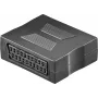 Wentronic Goobay SCART adaptér, SCART konektor samica na SCART konektor samica, 21-pin, čierny 50771
