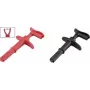 VOLTCRAFT krokosvorka s 4-mm konektorom CAT III 1000 V, CAT IV 600 V čierna/červená MSK-116 (VC-8371750)