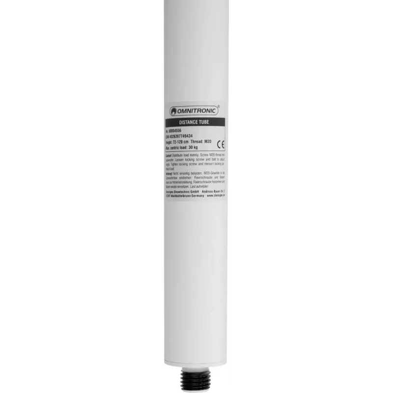 OMNITRONIC reproduktorová dištančná tyč basová bedňa/top reproduktor biela (60004556)