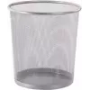 Westcott drôtený odpadkový kôš, 12,3 L, strieborný, okrúhly, 230 x 270 mm E-744607 00