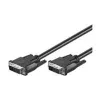 Wentronic goobay DVI-D Dual Link kábel 0,5m čierny s rýhovanými skrutkami 93295