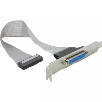 Delock slotová záslepka 1 x paralelný port DB25 konektor samica na 26-pin IDC - 25 cm 84300