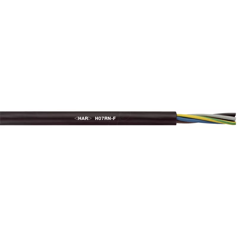 LAPP H07RN-F 2x1,5mm² gumený kábel 50m čierny 1600199/50