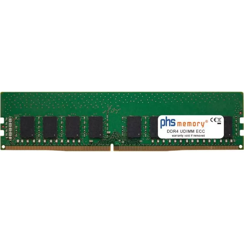 PHS-memory 8GB DDR4 ECC UDIMM 3200MHz PC4-25600E RAM pre MSI D3030b SP540101