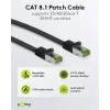 Wentronic Goobay CAT 8.1 patch kábel S/FTP (PiMF), sivý, 0,5 m 61114