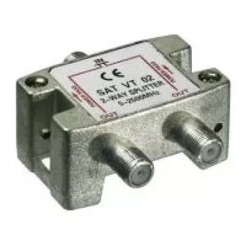 Wentronic Goobay 2-násobný SAT rozdeľovač 5-2500 MHz F-typ (67001)