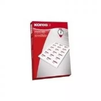 Kores univerzálne etikety 105 x 148,5 mm biele 500 listov bez okraja (E105148500)