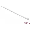 Delock káblová spona priehľadná D 200 x Š 3,6 mm 100 ks (18606)