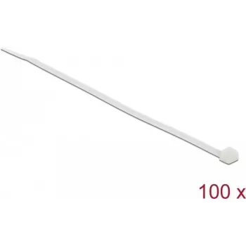 Delock káblová spona priehľadná D 200 x Š 3,6 mm 100 ks (18606)