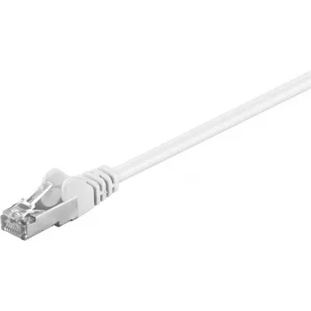 Wentronic Goobay CAT 5e patch kábel, F/UTP, biely, 30 m - CCA hliník plátovaný meďou (93497)
