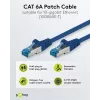 Wentronic 94131 Cat6a S/FTP sieťový patch kábel, RJ-45 konektor samec na RJ-45 konektor samec, pozlátené kontakty, 10 Gbps, 500 MHz