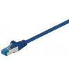 Wentronic 94131 Cat6a S/FTP sieťový patch kábel, RJ-45 konektor samec na RJ-45 konektor samec, pozlátené kontakty, 10 Gbps, 500 MHz