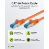 Wentronic 95605 prepojovací kábel CAT6a, RJ45 samec–samec, 1,5 m, oranžový