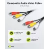 Wentronic Goobay RCA spojovací kábel 5 m, 3x RCA konektor samec na 3x RCA konektor samec 50383