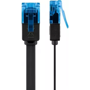 Wentronic RJ-45 CAT6a 15m sieťový kábel, U/UTP, pozlátené konektory, 10 Gbit/s 96378