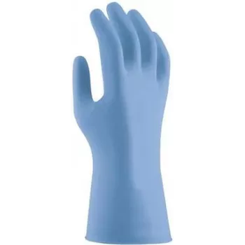 Uvex u-fit strong N2000 nitrilové rukavice, veľkosť M, nepudrované, modré, 100 ks 6096208