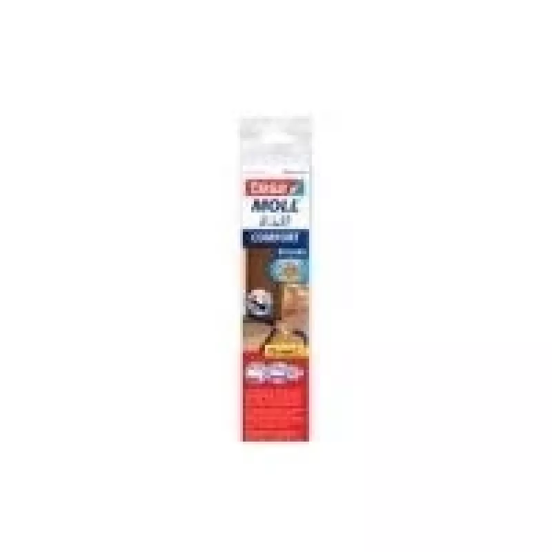 tesa Moll COMFORT tesniaci pás na dvere, hnedý, 40 mm x 1 m, samolepiaci hliník