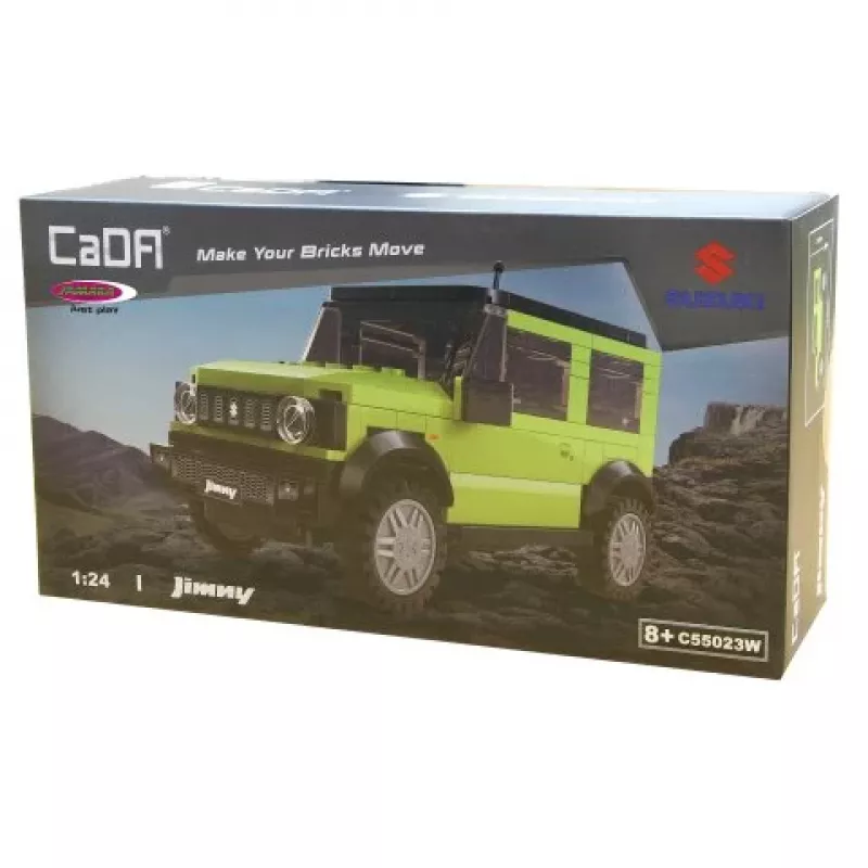 Stavebnica z kociek JAMARA CaDA Suzuki Jimny 1:24, zelená, 8+ (402865)