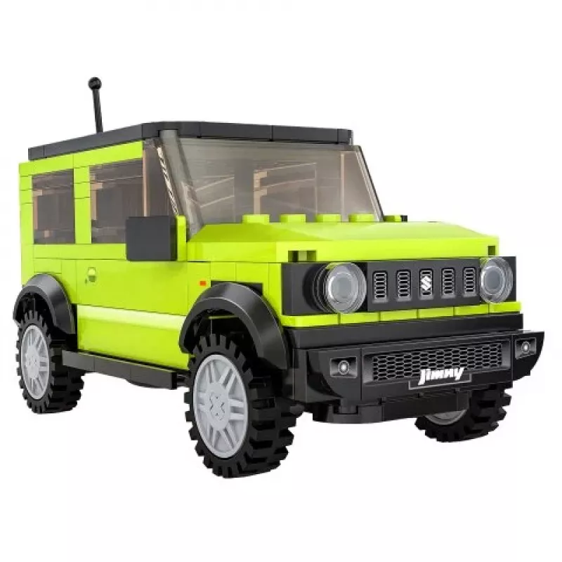 Stavebnica z kociek JAMARA CaDA Suzuki Jimny 1:24, zelená, 8+ (402865)