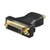 Wentronic Goobay HDMI na DVI-D adaptér, HDMI samec na DVI-D samica, pozlátený, čierny, 2560x1600 68930