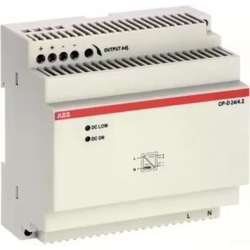 ABB CP-D 24/4.2 DIN lištový napájací zdroj 24V DC 4,2A 100,8W 1-fázový 1SVR427045R0400