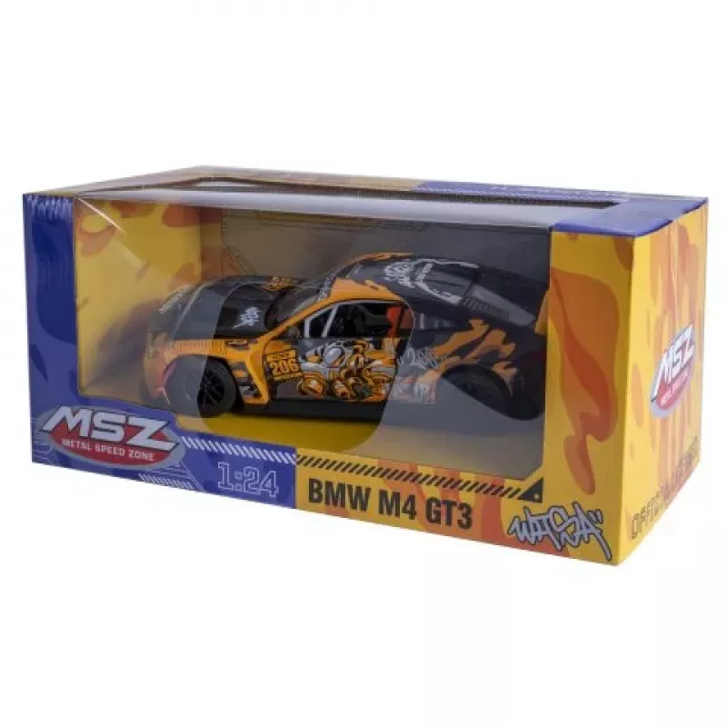 JAMARA BMW M4 GT3 1:24 žlté RC auto 2,4 GHz 402627