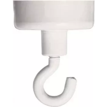 FRANKEN hákový magnet HM25, 4 kg prídržná sila, 25 mm priemer, biela, 1 kus