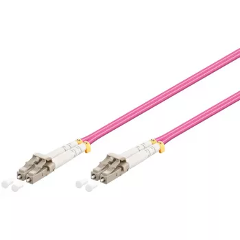 Wentronic 95938 optický prepojovací kábel LC–LC multimode, ružový