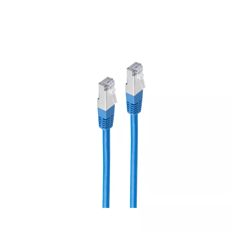 Shiverpeaks BS75211-B Cat5e SF/UTP sieťový patch kábel, 1m, modrý