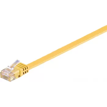 Wentronic RJ45 CAT6 0,5m patch kábel, U/UTP, žltý 96396