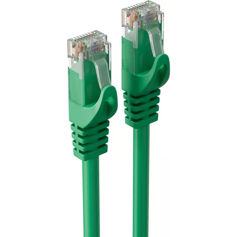 SHIVERPEAKS BASIC-S Cat.6A U/UTP patch kábel, zelený, 5m, RJ45, 10Gbps, 500MHz BS08-35053