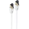 SHIVERPEAKS BASIC-S Cat.8 F/FTP patch kábel, 5 m, biely, RJ45 na RJ45, 40 Gbps, 2000 MHz, 568B BS08-41056