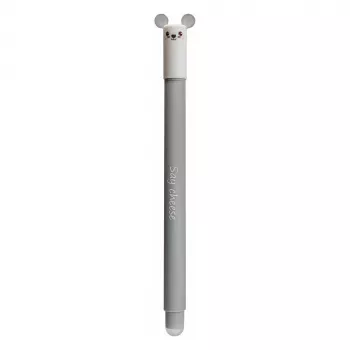 Faber-Castell Eberhard Faber Animal Erase it! Myš gélové pero 0,7 mm modré, doplniteľné, vymazateľné (1 kus) 582108