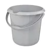 keeeper mika eco okrúhly vedro na čistenie, 10 litrov, kamenno sivá, 100% recyklovaný plast, ergonomická rukoväť 1171015000000