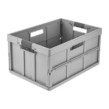 keeeper Profi skladacia krabica benno, 45 litrov, Nordic Grey, skladacia úložná krabica s mäkkými rukoväťami, nosnosť 50 kg 1023713000000