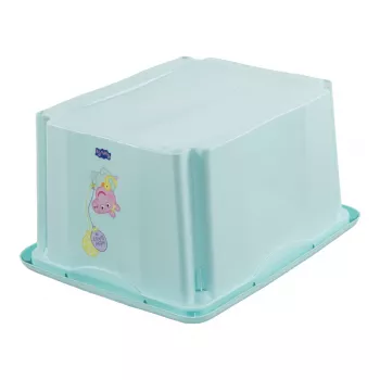 keeeper úložná krabica karolina Peppa Pig, 24 litrov otočná/stohovateľná krabica s vekom, PP, akvamarínová, 1 kus 1223762433600