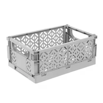keeeper mini skladacia krabica fritzi, veľkosť M, Nordic Grey, 3,4 litra, skladacia dekoračná krabica, vhodná na potraviny, 1 kus 1023313000000