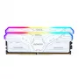 GeIL Gemini RGB 32GB DDR5 6000MHz desktopová herná pamäťová sada (2 x 16GB) – biela