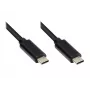 EXSYS EX-K1585-2.0 kábel USB-C 2 m, USB 3.2 Gen 1, čierny