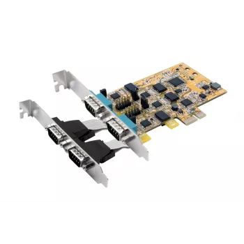 EXSYS EX-45034IS 4-portová RS-232 PCI Express sériová karta s 2,5kV optickou izoláciou