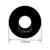 EXSYS DC konektor samica 5,5x2,1mm na 2-pólový svorkový blok adaptérový kábel s tlačidlom, 15cm EX-49141