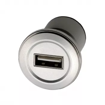 EXSYS EX-49191 montážny USB 2.0 adaptér, USB-A konektor samica na USB-A konektor samica, kovový