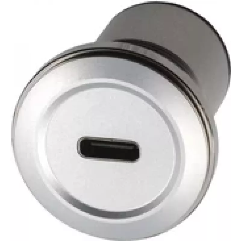 EXSYS EX-49194 montážny adaptér kovový, USB-C konektor samica na USB-A konektor samica