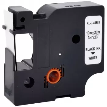 Renkforce RF-LT-D45803 kompatibilná DYMO D1 kazeta popisovacej pásky, 19 mm, biela/čierna, 7 m RF-6027838