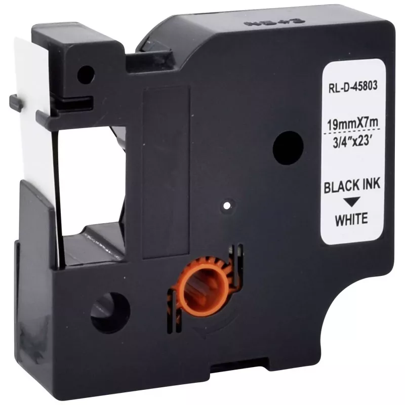 Renkforce RF-LT-D45803 kompatibilná DYMO D1 kazeta popisovacej pásky, 19 mm, biela/čierna, 7 m RF-6027838