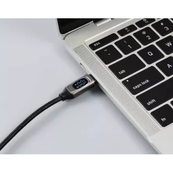 Renkforce USB-C na USB-C kábel 2.0, 2 m, strieborná (metallic) RF-6249498